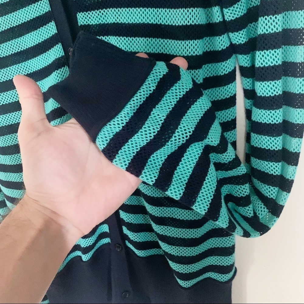 Akris Punto Striped Knit Cardigan 2 Piece Set Women’s US Size 6 - Picture 6 of 15